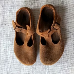 Birkenstock Paris Mary Jane Suede and Soft Footbed RARE!